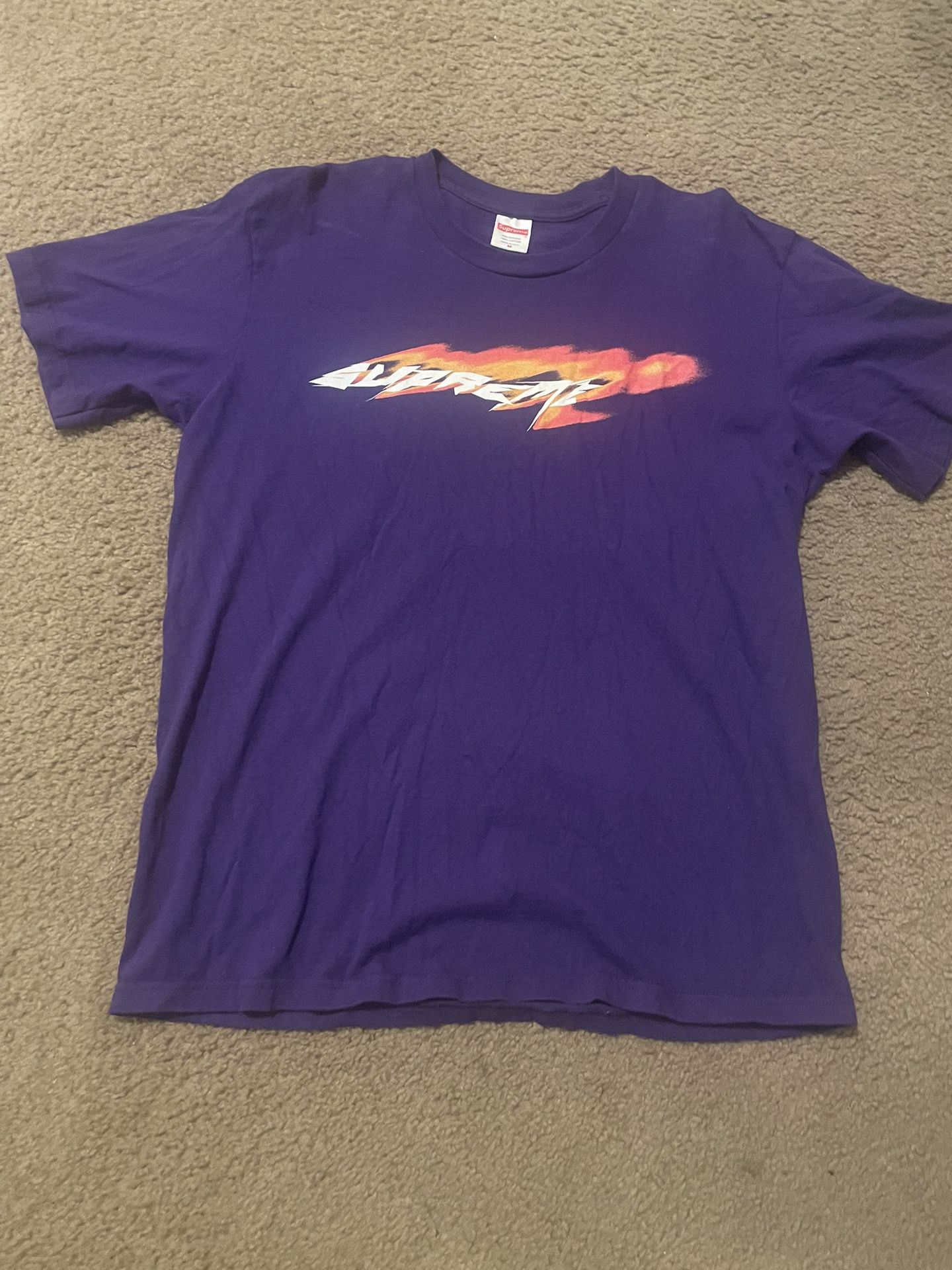 purple supreme tee shirt