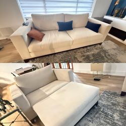 Upholstered Sofas – Modern/Contemporary – Set of 2