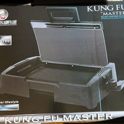 Cookinex Kung Fu Master KF-2800 Electric Grill with Glass Lid