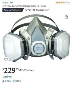 Box Of 12 3M Respirators 