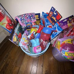 Easter Baskets Ready $25 -$20 Every Thing Is Brand New Nothing Is Open 