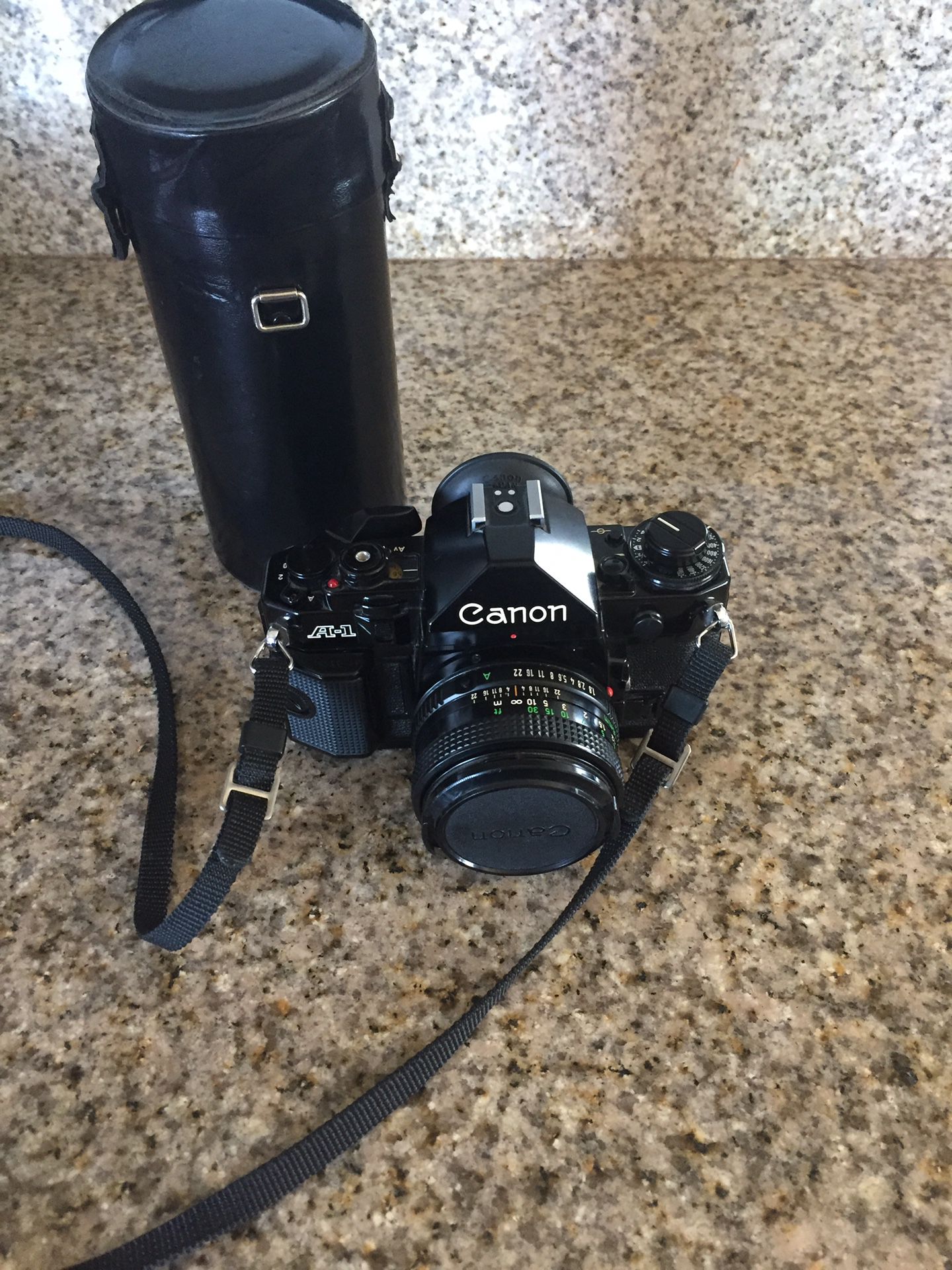 Canon A-1 35 mm film camera