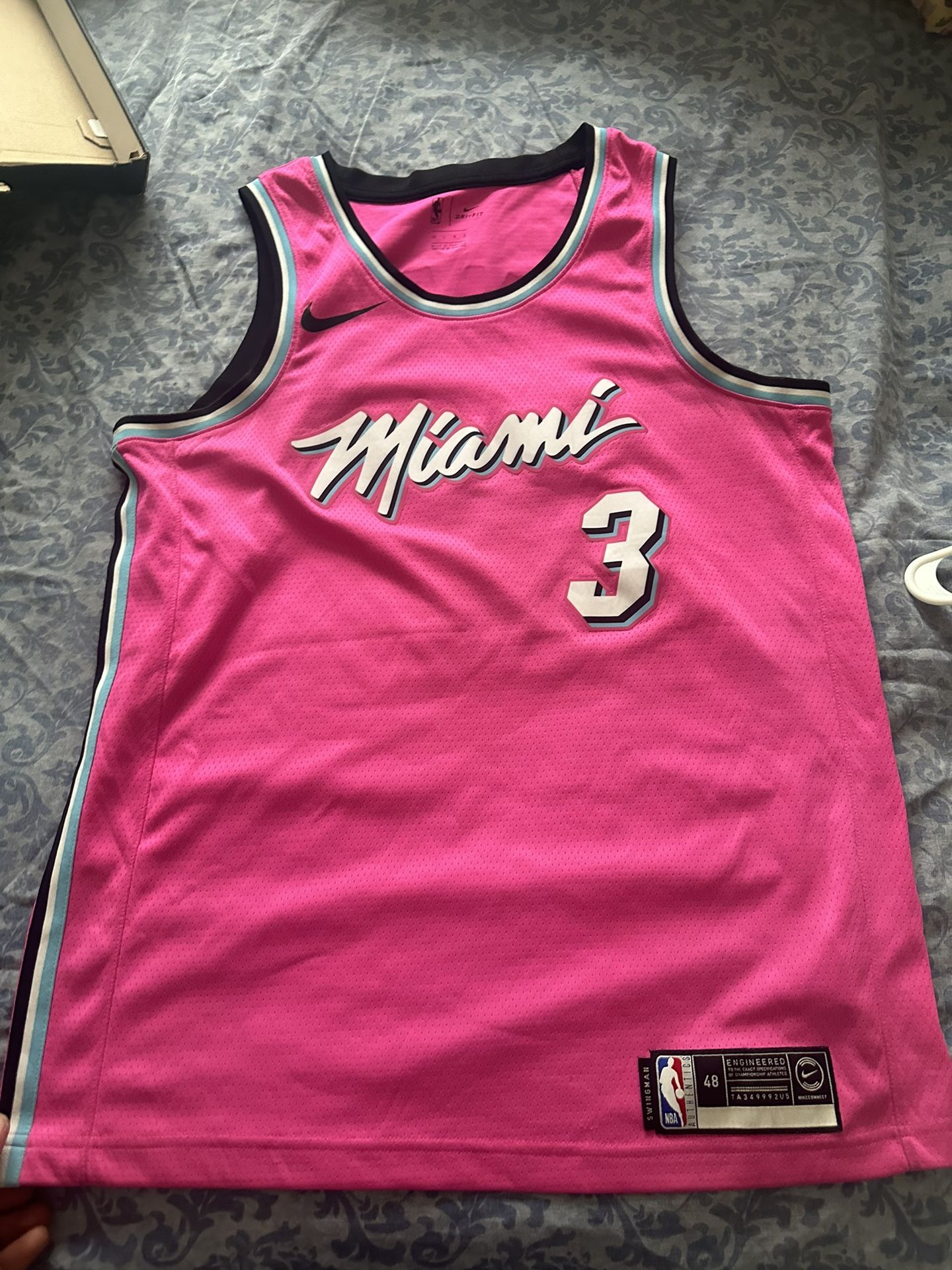 D-Wade Classic Pink Jersey/ Got The Matching Hat Too