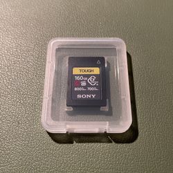 Sony TOUGH 160GB CFexpress Type A Memory Card – Unused, w/ Case & Pouch 