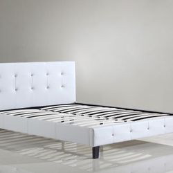 WHITE BED FRAME 