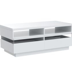 Modern 48” LED Coffee Table 