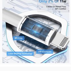 5' Fast Charge Data Cable iPhone iPad . 17 Avail  