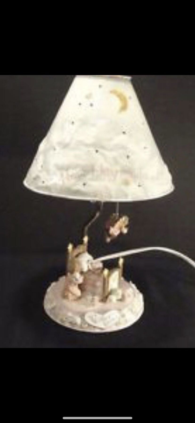 Romance Inc Now I Lay Down To Sleep Prayer Baby Nursery Lamp. Brand New 