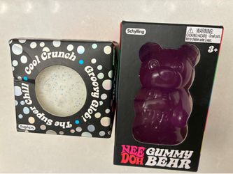 New Schylling Needoh snow ball crunch and Gummy bear bundle