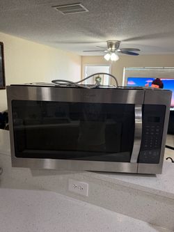 Whirlpool Stainless Steel Over-the-Range Microwave – 30” Wide