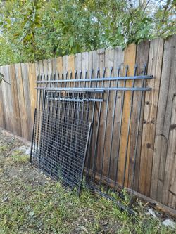 Metal fence