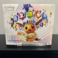 Pokémon Scarlet & Violet Prismatic Evolutions Elite Trainer Box