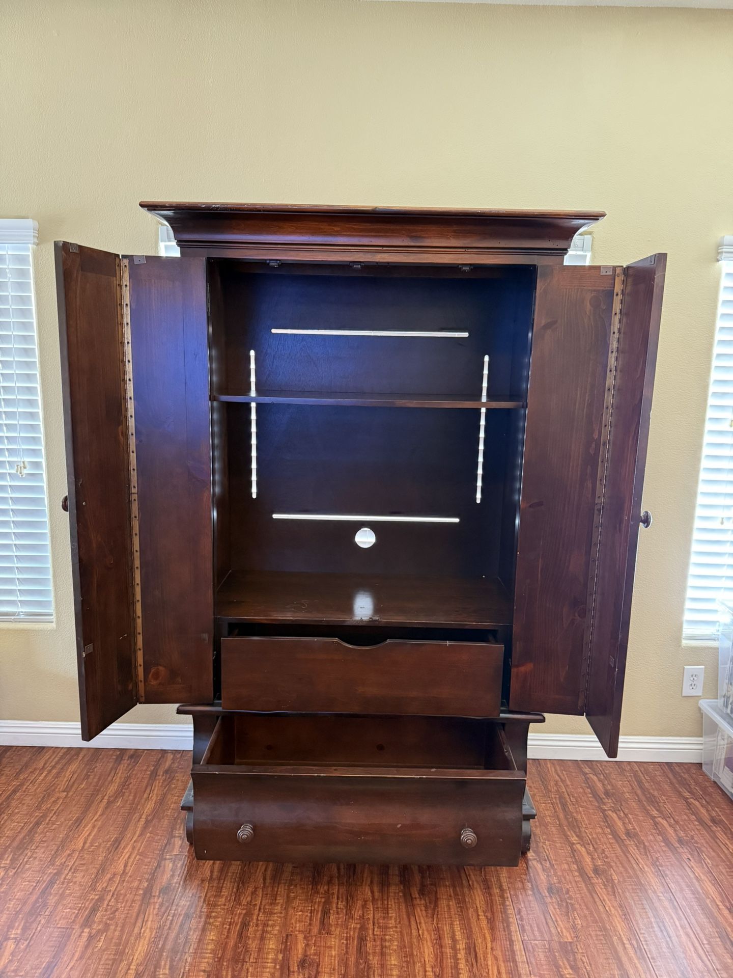 Solid Wood Armoire / Tv stand