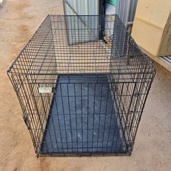 Extra  lrg dog kennel- metal