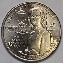 2024 P Dr Mary Edwards Walker Quarter In God We Trust