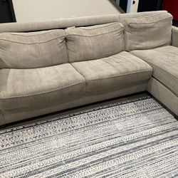 Haven Sleeper Sectional Couch With Storage-$600