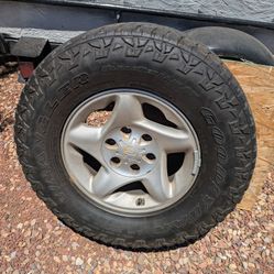     4 -265.  R16.     Wrangler Tires