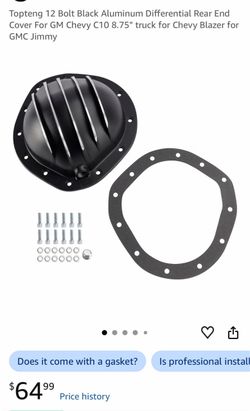 Chevy / GM 12 Bolt Rear End Differential Cover - New