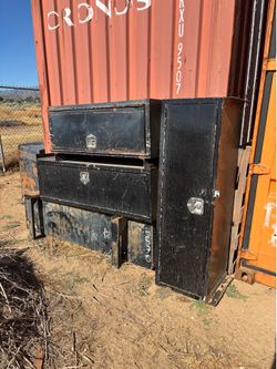 Drop boxes tool boxes trailer