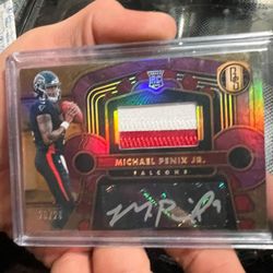 2024 Panini Gold Standard Football Michael Penix Jr Rose Gold Auto 20/24 