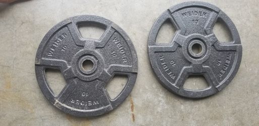 Set of 10lbs for olympic bar