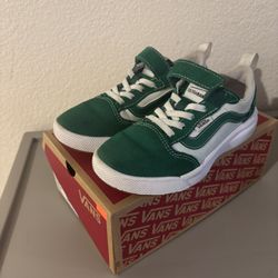 Green Kids Vans Size 1 Yr