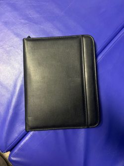 Leather Black Padfolio