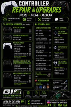 Hall Effect/TMR replacement - PS4/PS5/XBox/ Nintendo Switch pro controllers