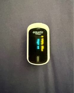 Equate Fingertip Pulse Oximeter, Pulse Rate Monitor and SpO2 Levels