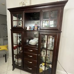 CHINA CABINET OR CHINA CUPBOARD