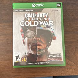 Xbox COD Black Ops Cold War