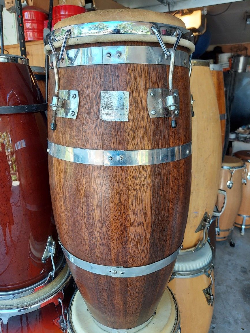 Vintage Gon Bops 10.75" Mahogany Conga Drum