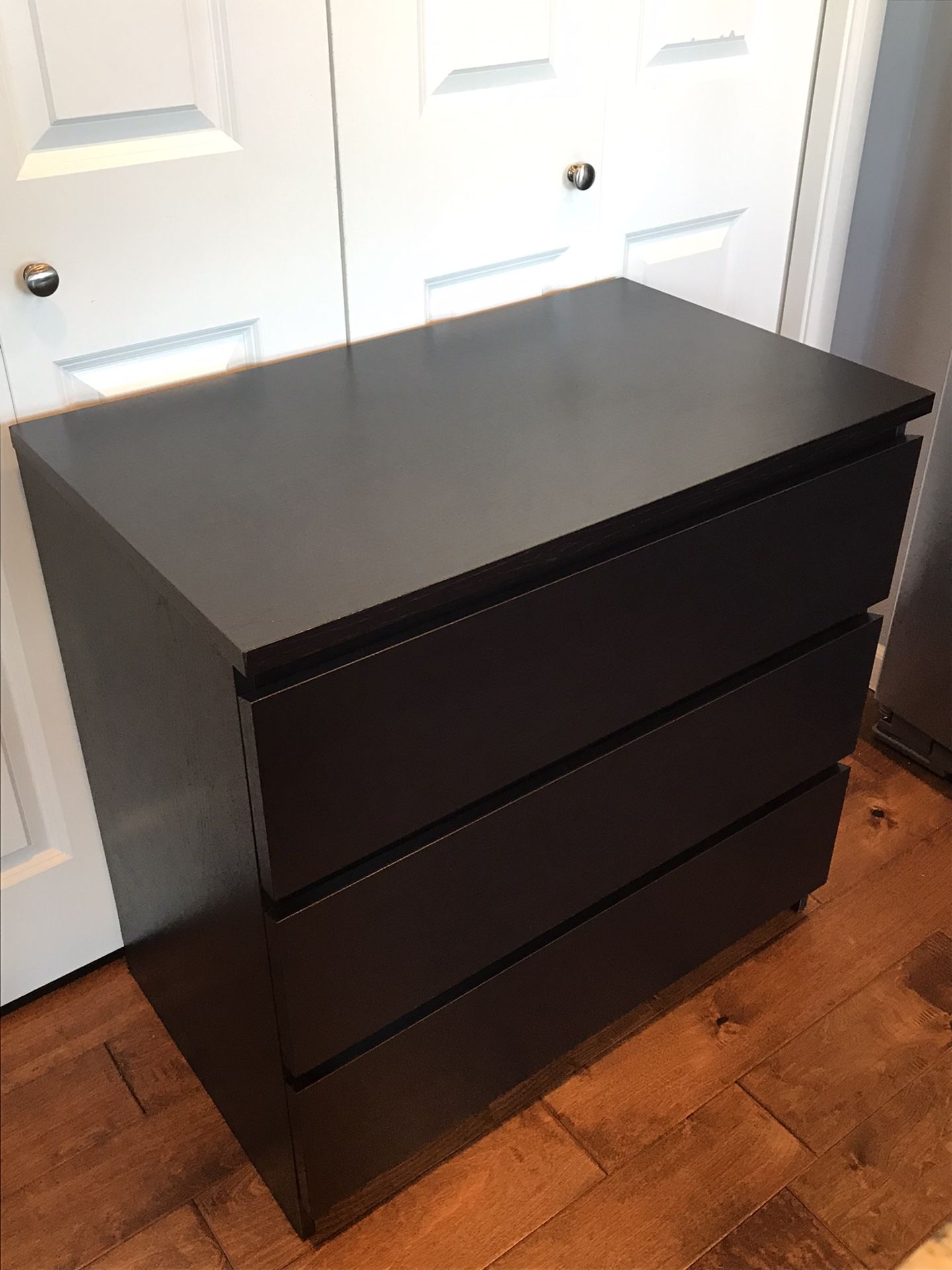 ikea black dresser 3 drawer HEMNES 3-drawer dresser, black-brown, 421/2x373/4"