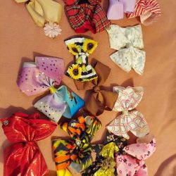 All-in-one bows for girls
