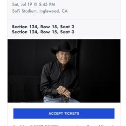 George Strait and Chris Stapleton Sofi Stadium