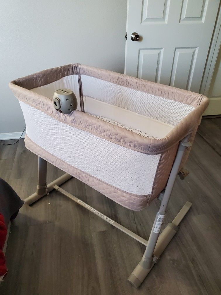 Free Baby Swing, Bassinet, Baby Mat, Bag of Baby Boy Clothes