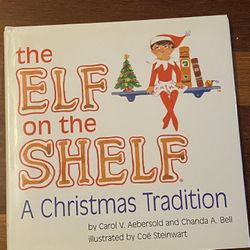 Elf On The Shelf Replacement Book English (girl) 