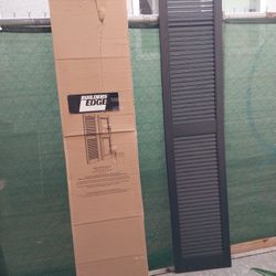 BLACK VINYL LOUVERS