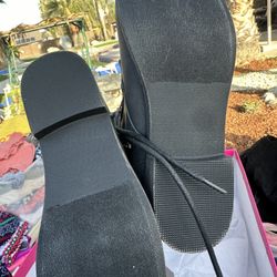 Lexis Flat Black Boots Women’s 9 NEW