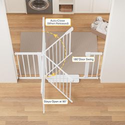 SAFETY GATE   NEW IN BOX.  Pets or children