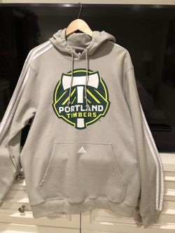 Adidas Portland Timbers Hoodie sweatshirt.