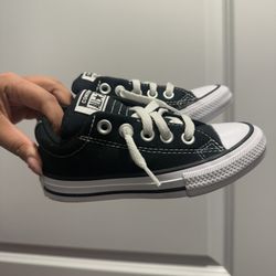 Kids Black Converse Shoes 