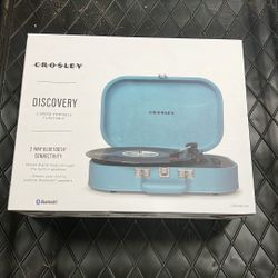 Crosley Discovery 3-speed Portable turntable OBO