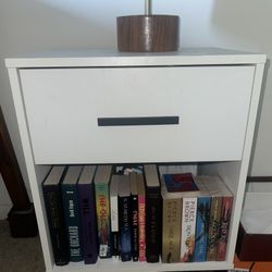 White nightstand 