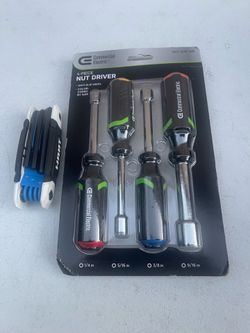 NEW COMMERCIAL ELECTRIC 4 PIECE NUT DRIVER SET 1004 420 423 Great Gift!