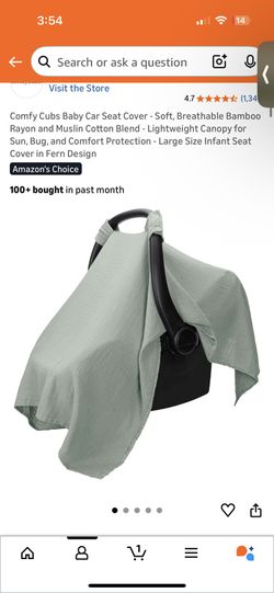 Muslin Car seat Cover