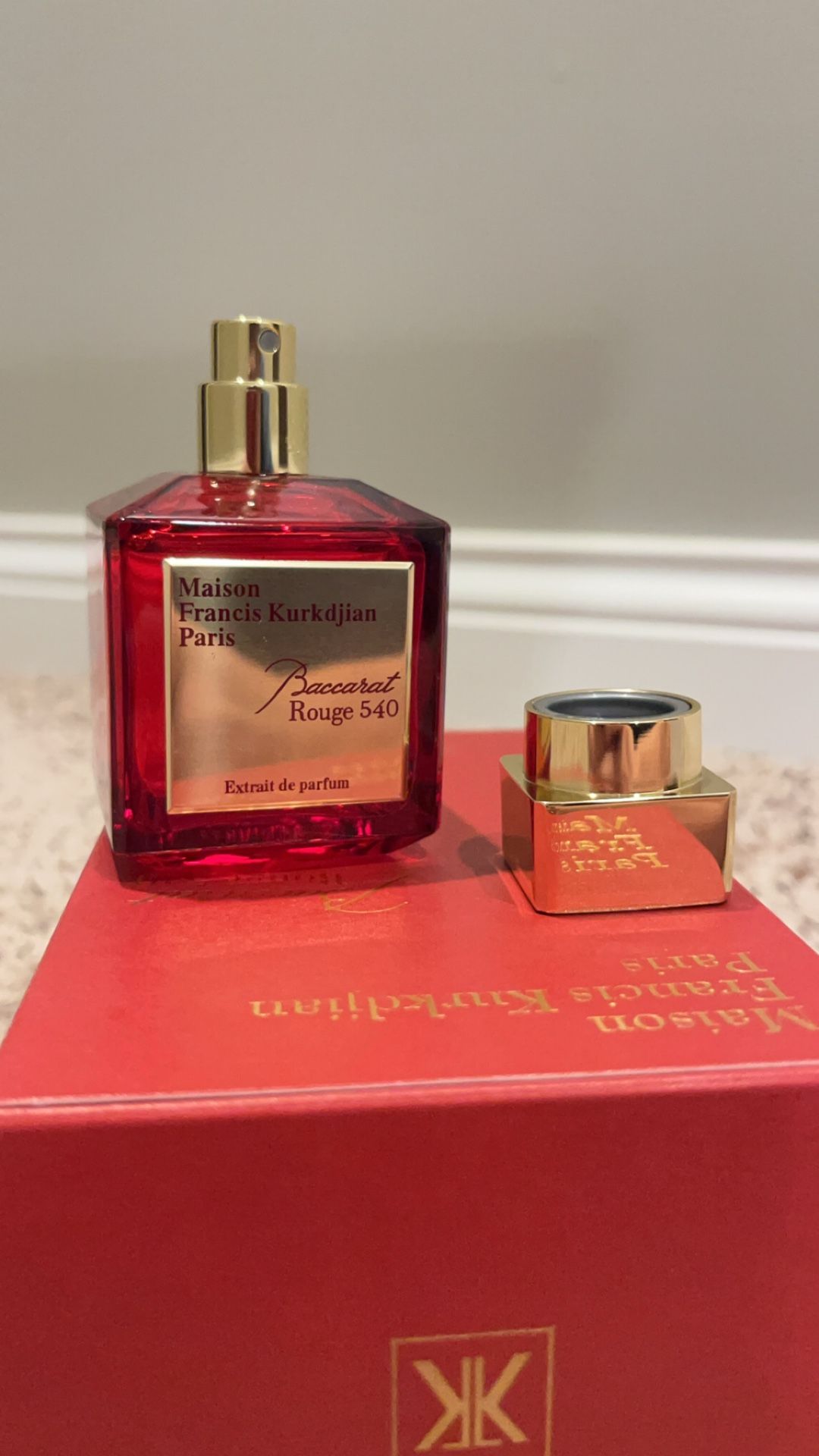 Fragrance Baccarat Rouge 540 2.4 Oz Extrait de parfum.