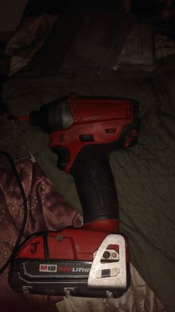 Milwaukee impact driver and battery