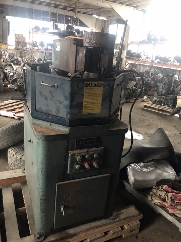 Winona van Norman flywheel grinder