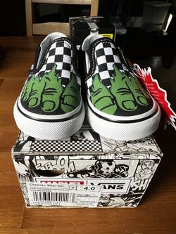 Vans Toddler Hulk Slip-Ons